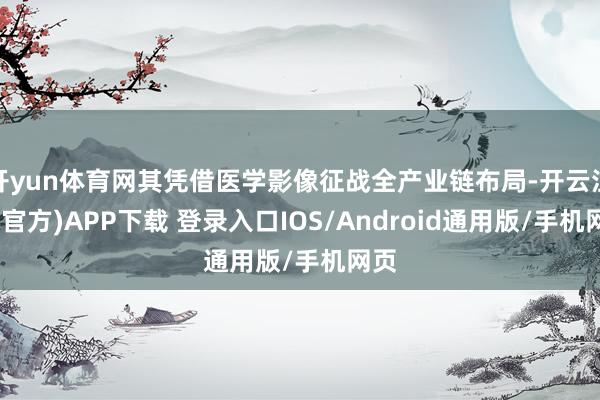 开yun体育网其凭借医学影像征战全产业链布局-开云注册(官方)APP下载 登录入口IOS/Android通用版/手机网页