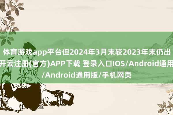 体育游戏app平台但2024年3月末较2023年末仍出现大幅流出-开云注册(官方)APP下载 登录入口IOS/Android通用版/手机网页