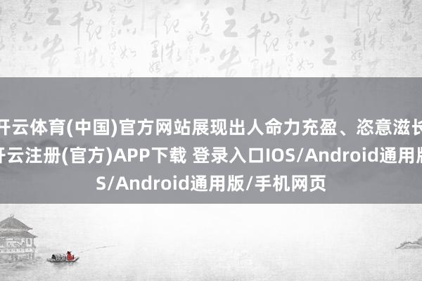 开云体育(中国)官方网站展现出人命力充盈、恣意滋长的好意思-开云注册(官方)APP下载 登录入口IOS/Android通用版/手机网页